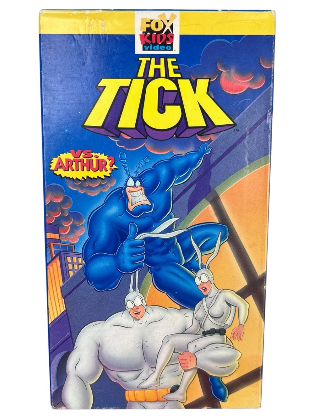 The Tick - The Tick vs. Arthur (VHS, 1994) Cartoon Superhero Fox Kids Video
